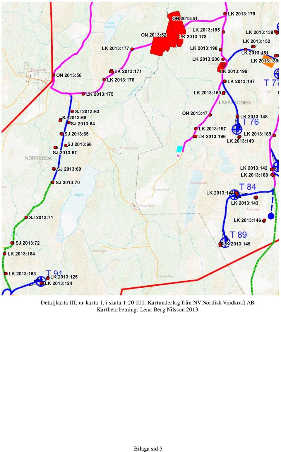 Kartunderlag från NV Nordisk