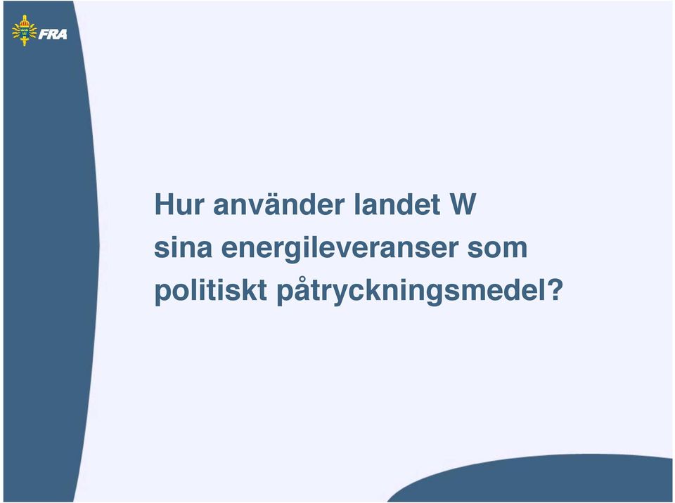 energileveranser