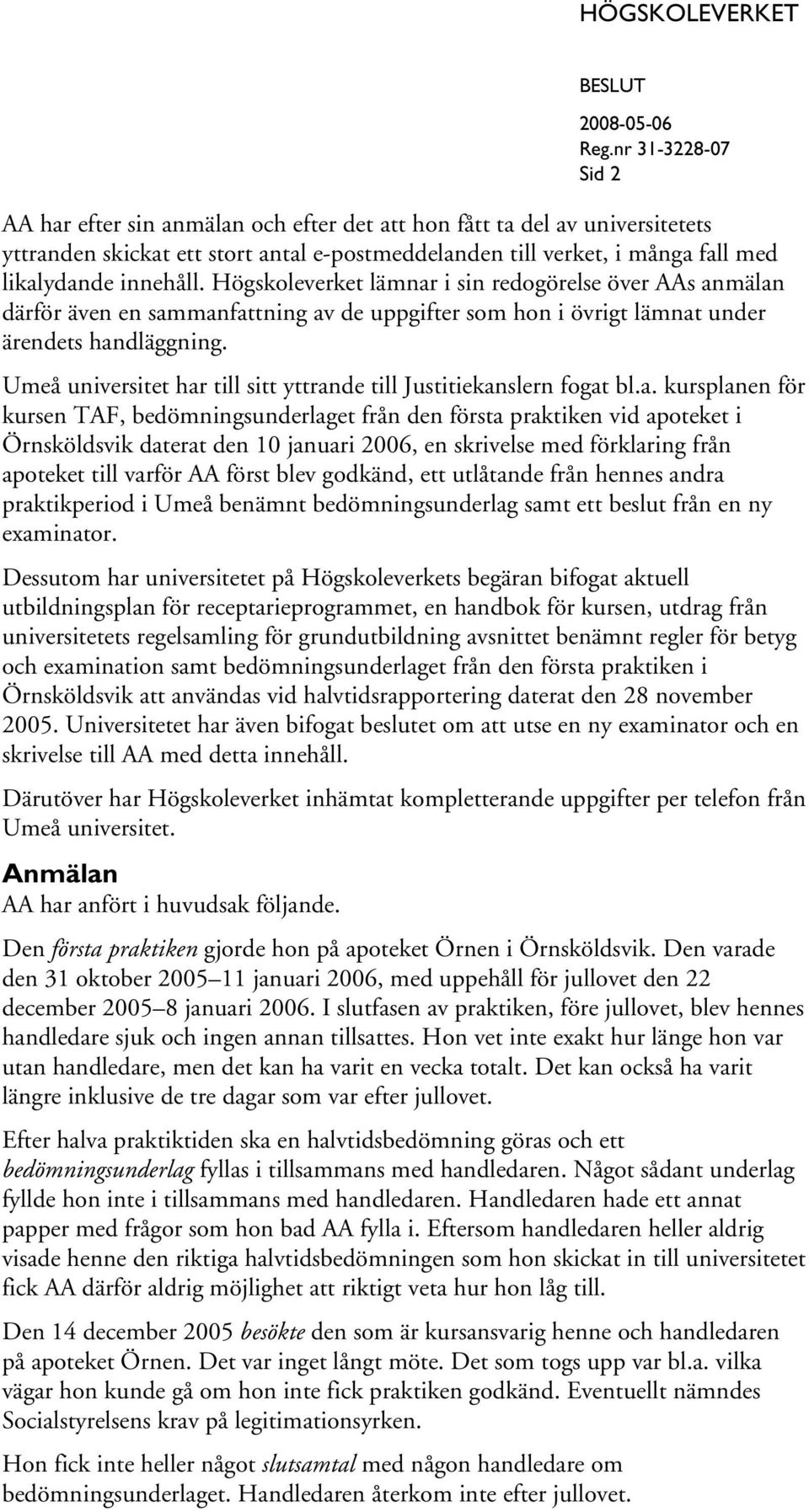Umeå universitet har