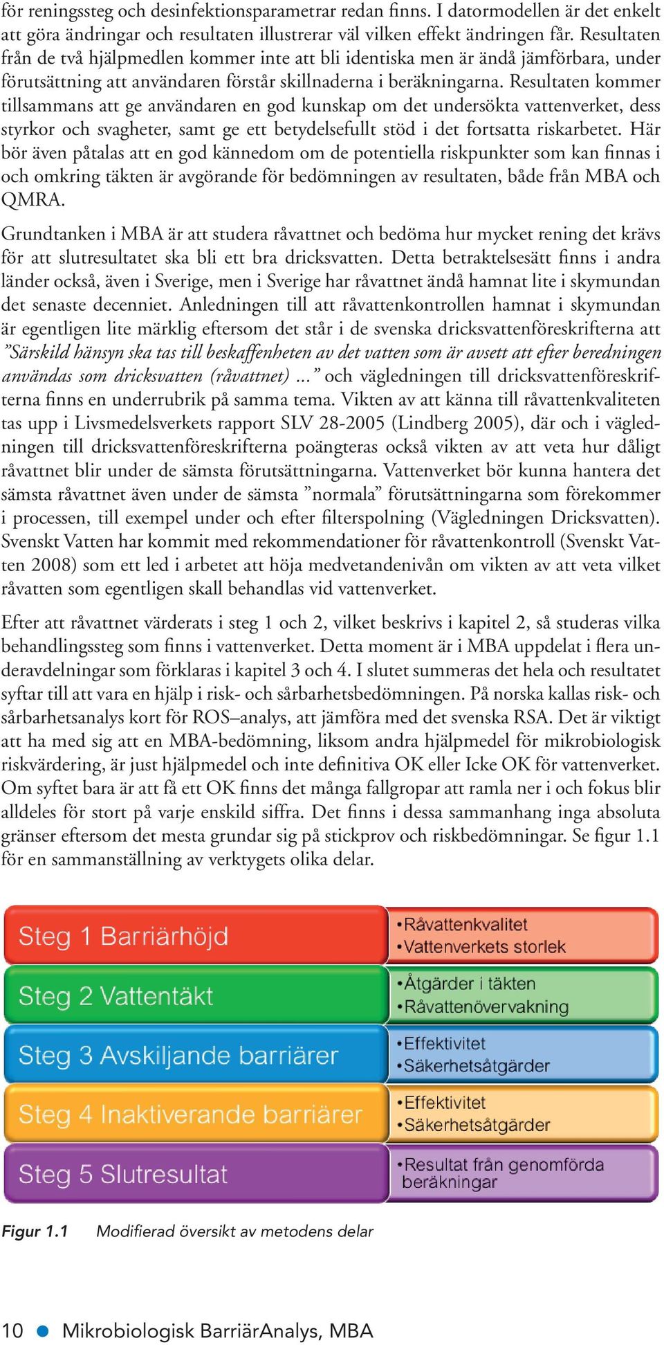 Resultaten kommer tillsammans att ge användaren en god kunskap om det undersökta vattenverket, dess styrkor och svagheter, samt ge ett betydelsefullt stöd i det fortsatta riskarbetet.