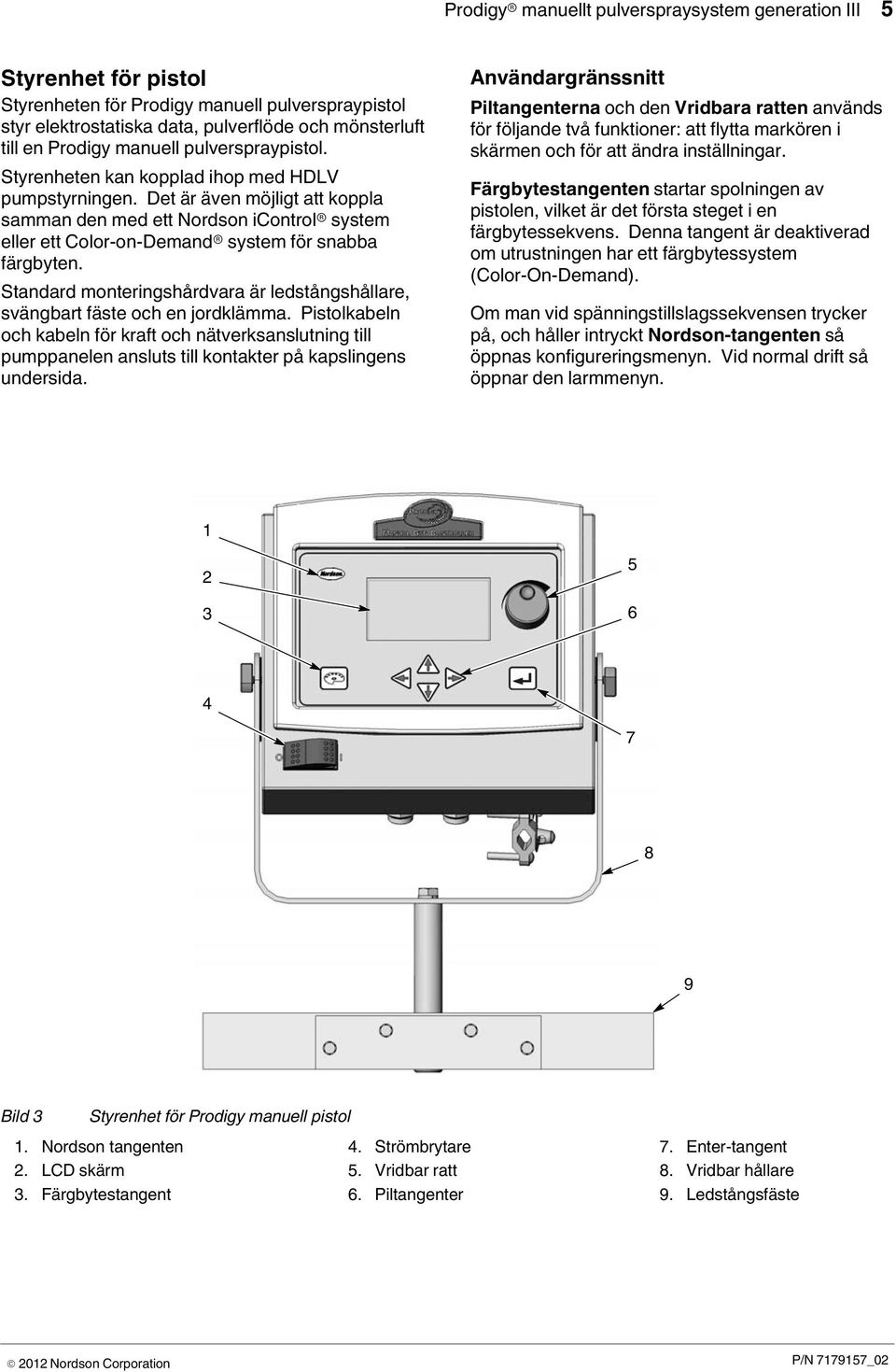 Det är även möjligt att koppla samman den med ett Nordson icontrol system eller ett Color on Demand system för snabba färgbyten.