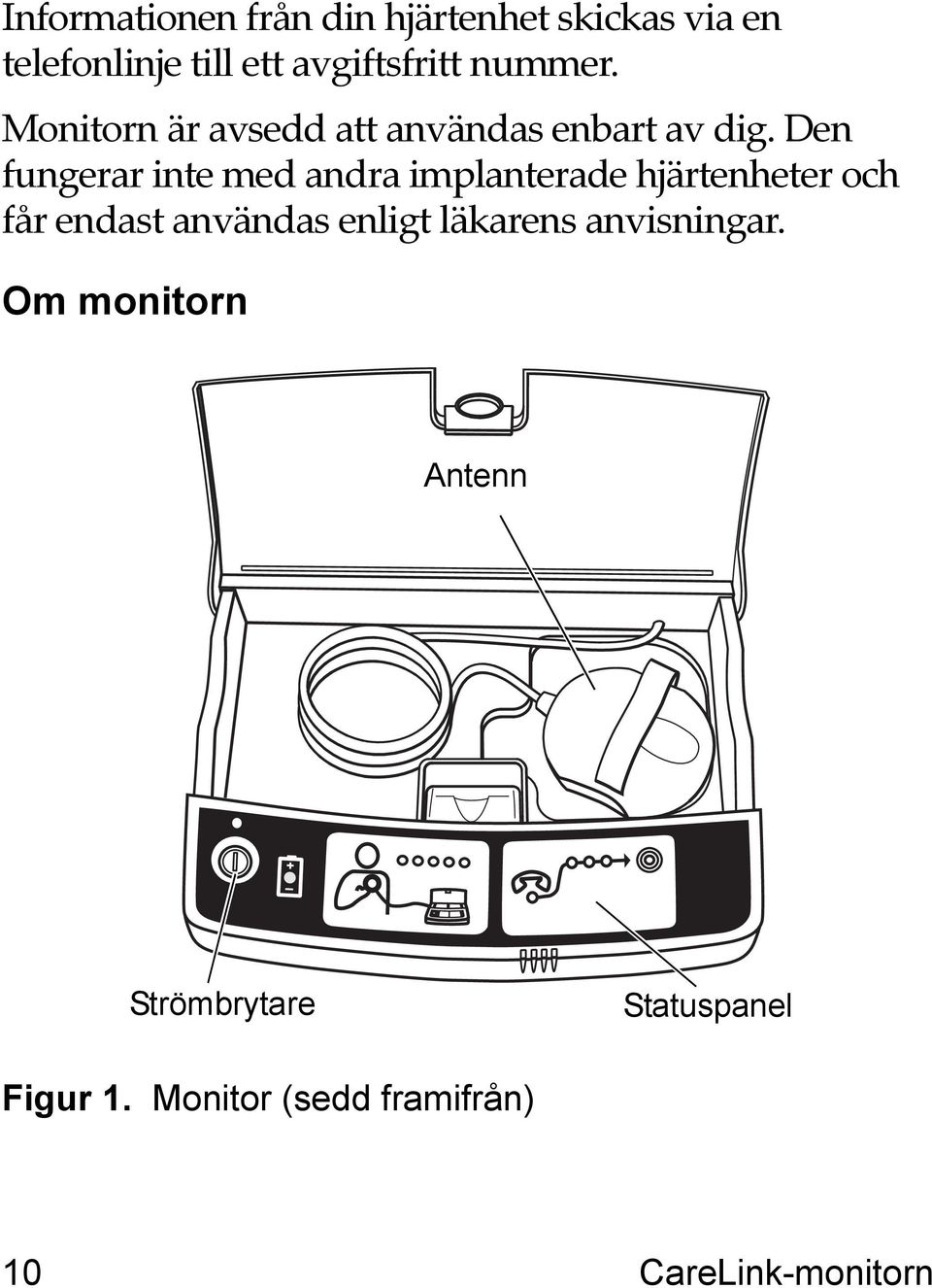 Den fungerar inte med andra implanterade hjärtenheter och får endast användas enligt