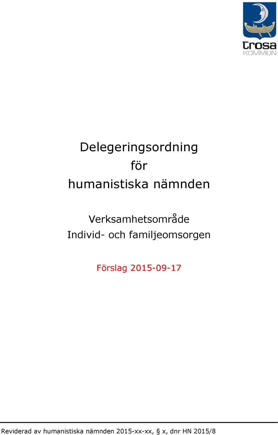 familjeomsorgen Förslag 2015-09-17