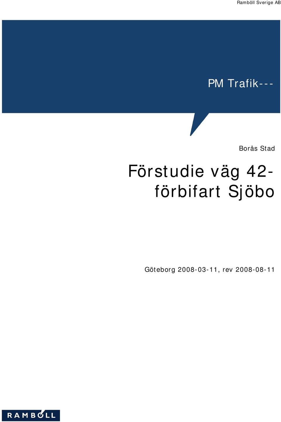 förbifart Sjöbo Göteborg