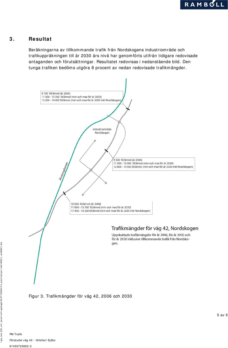 antaganden och förutsättningar. Resultatet redovisas i nedanstående bild.