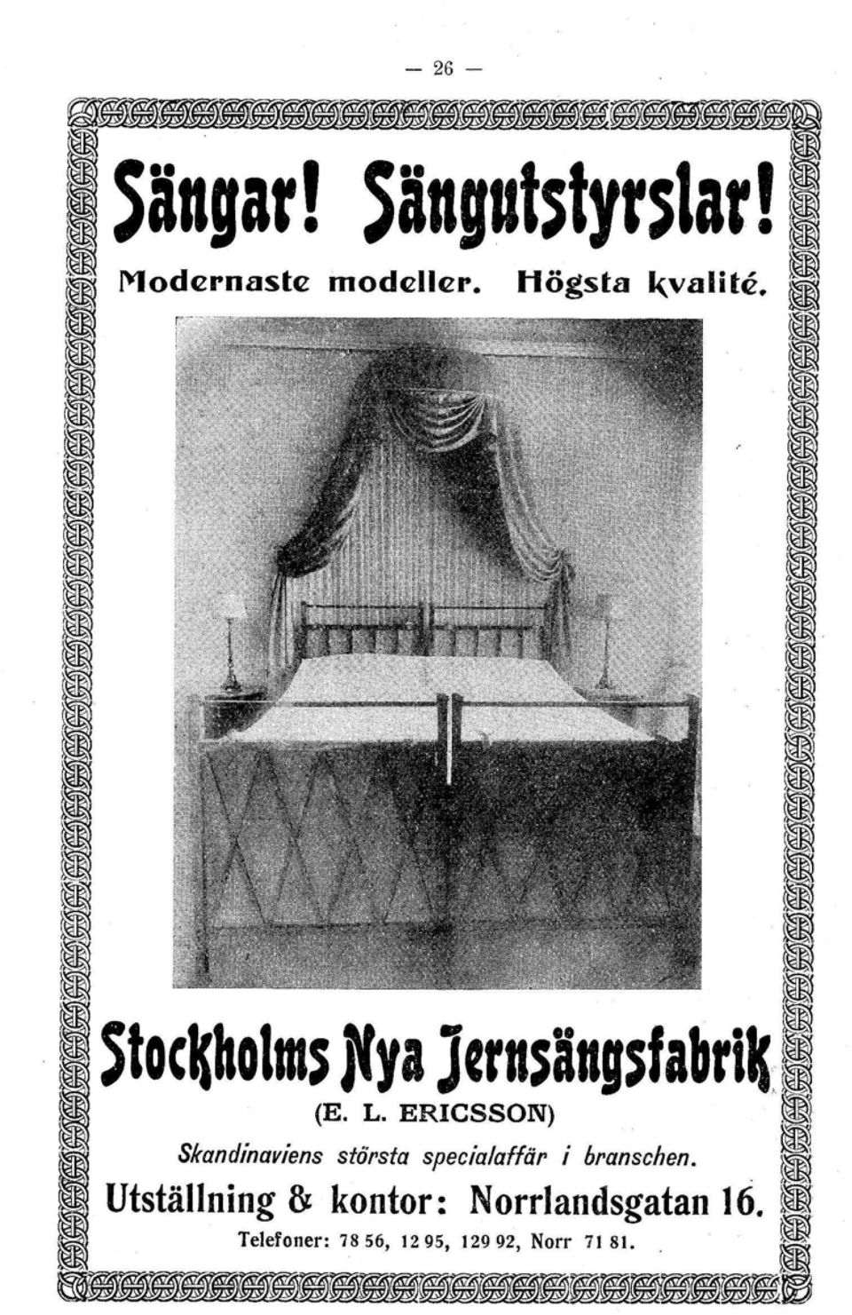 . I I I I I~ Stoc~holmsJ(ya Jernsängsfabri~,1 (E. L.