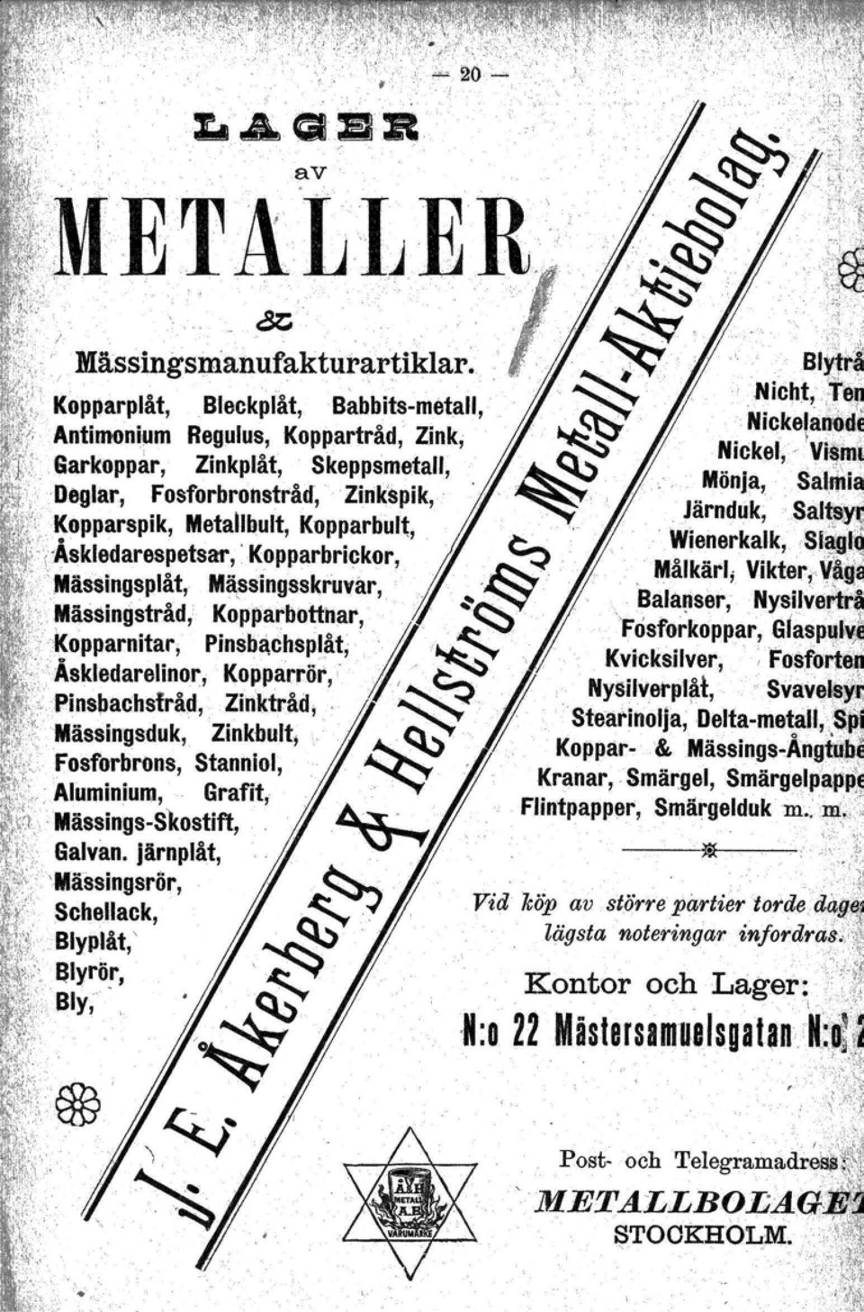 ~ Wienerkalk,,SI~tQ '.;.:~:.. 'Åskledaresp.etsar.,.Koppar.brickor, ~'".:-.~'. Målkärl; VikterAi~d~ 'Mässingsplåt, M~ssingsskruyar, ~ '::sr Balanser, Nysuvettn 'Mässingstråd, Kopparbottilar,.