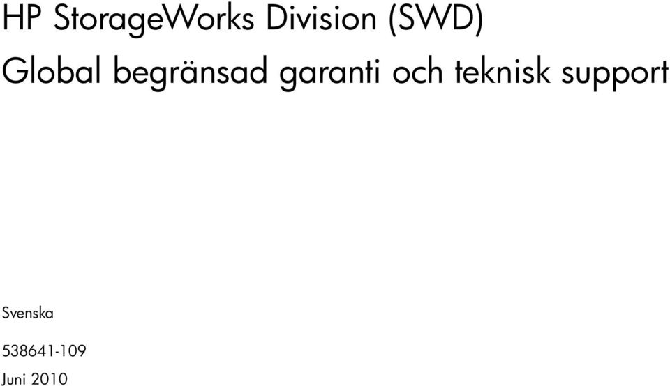 begränsad garanti och