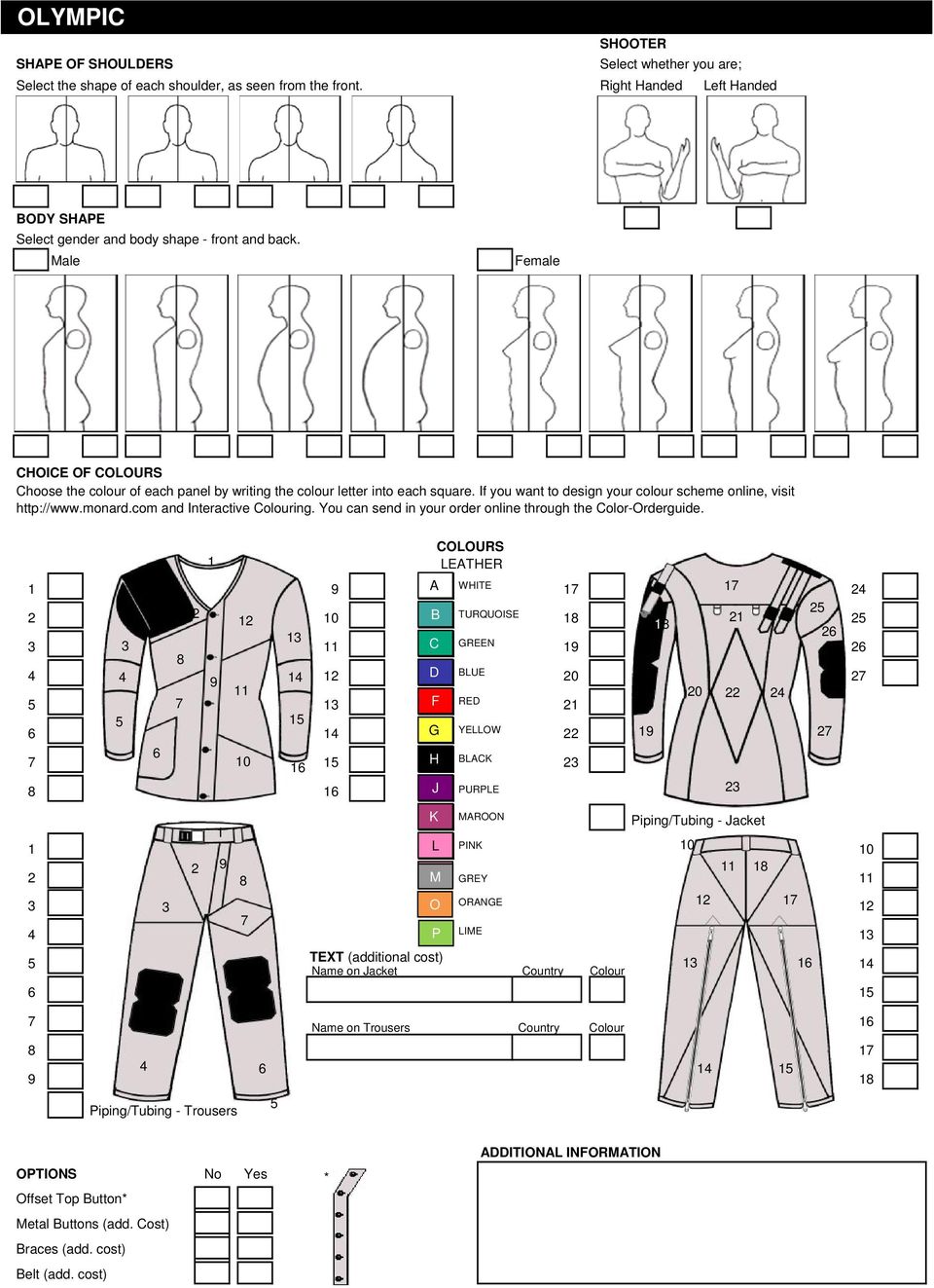 com and Interactive olouring. You can send in your order online through the olor-orderguide.