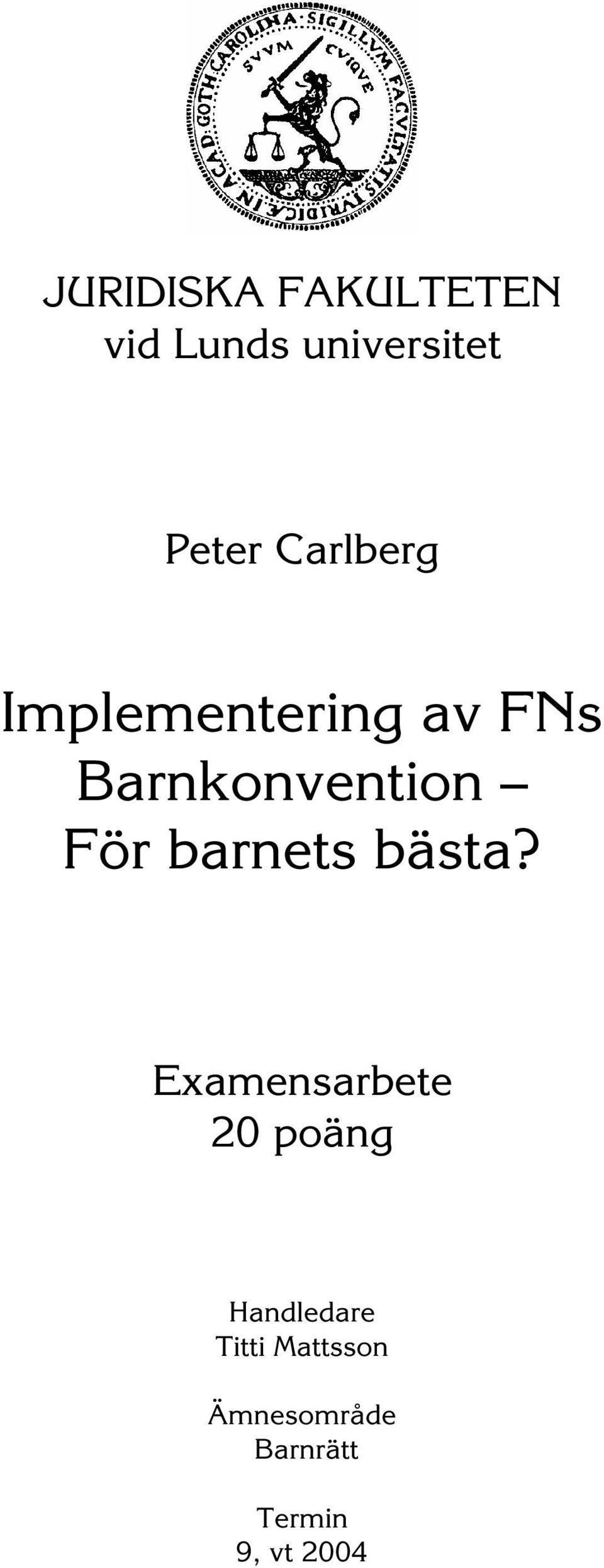 barnets bästa?