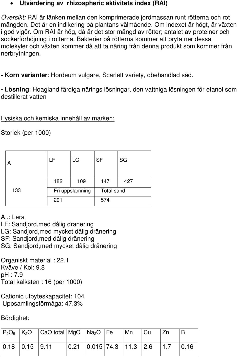 Bakterier på rötterna kommer att bryta ner dessa molekyler och växten kommer då att ta näring från denna produkt som kommer från nerbrytningen.