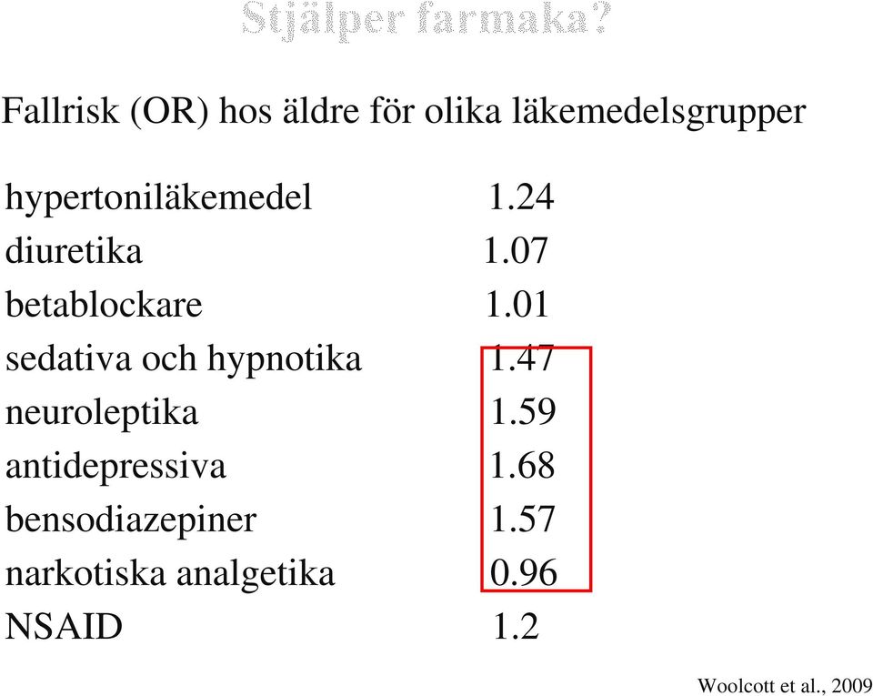 01 sedativa och hypnotika 1.47 neuroleptika 1.