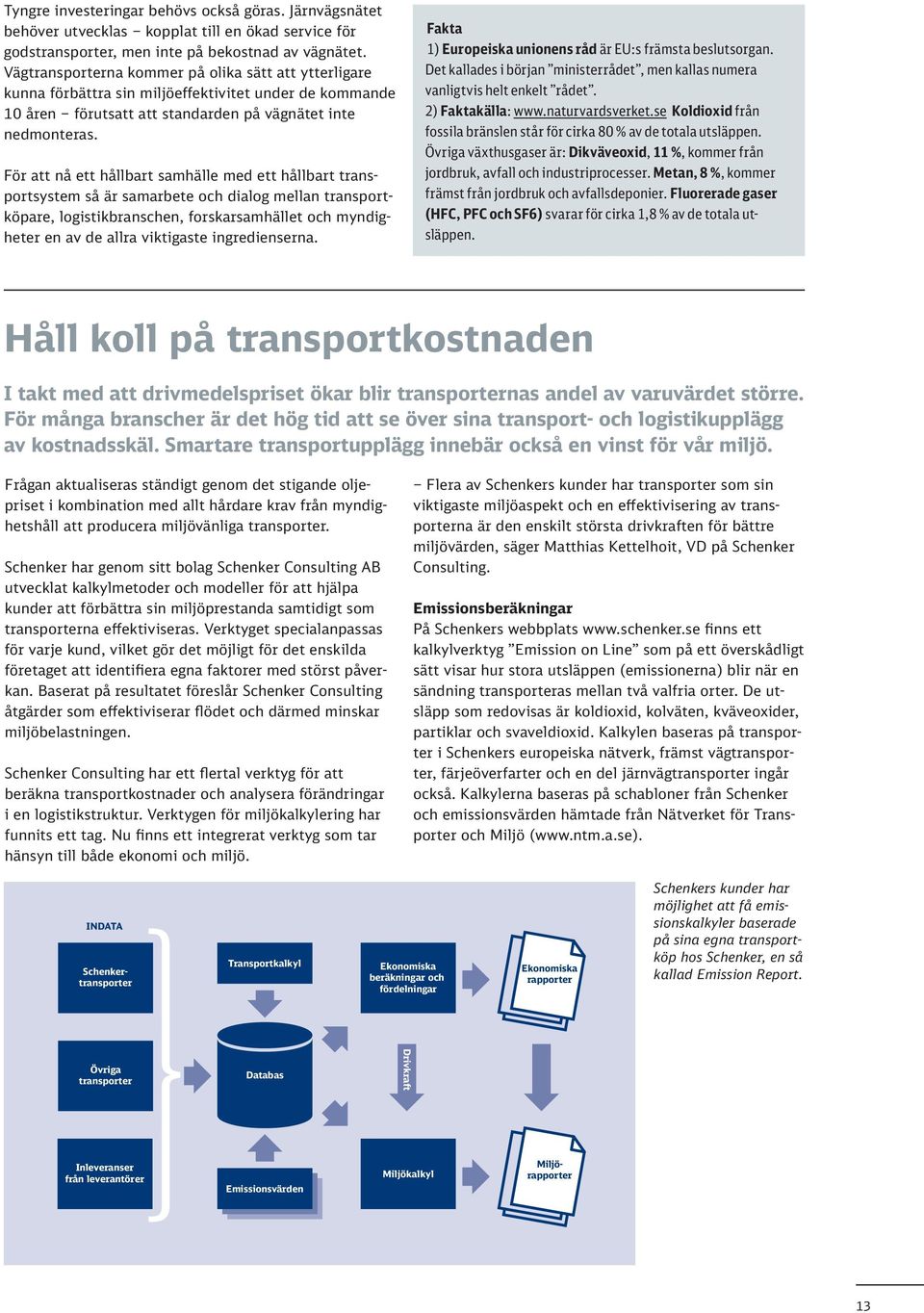 För att nå ett hållbart samhälle med ett hållbart transportsystem så är samarbete och dialog mellan transportköpare, logistikbranschen, forskarsamhället och myndigheter en av de allra viktigaste