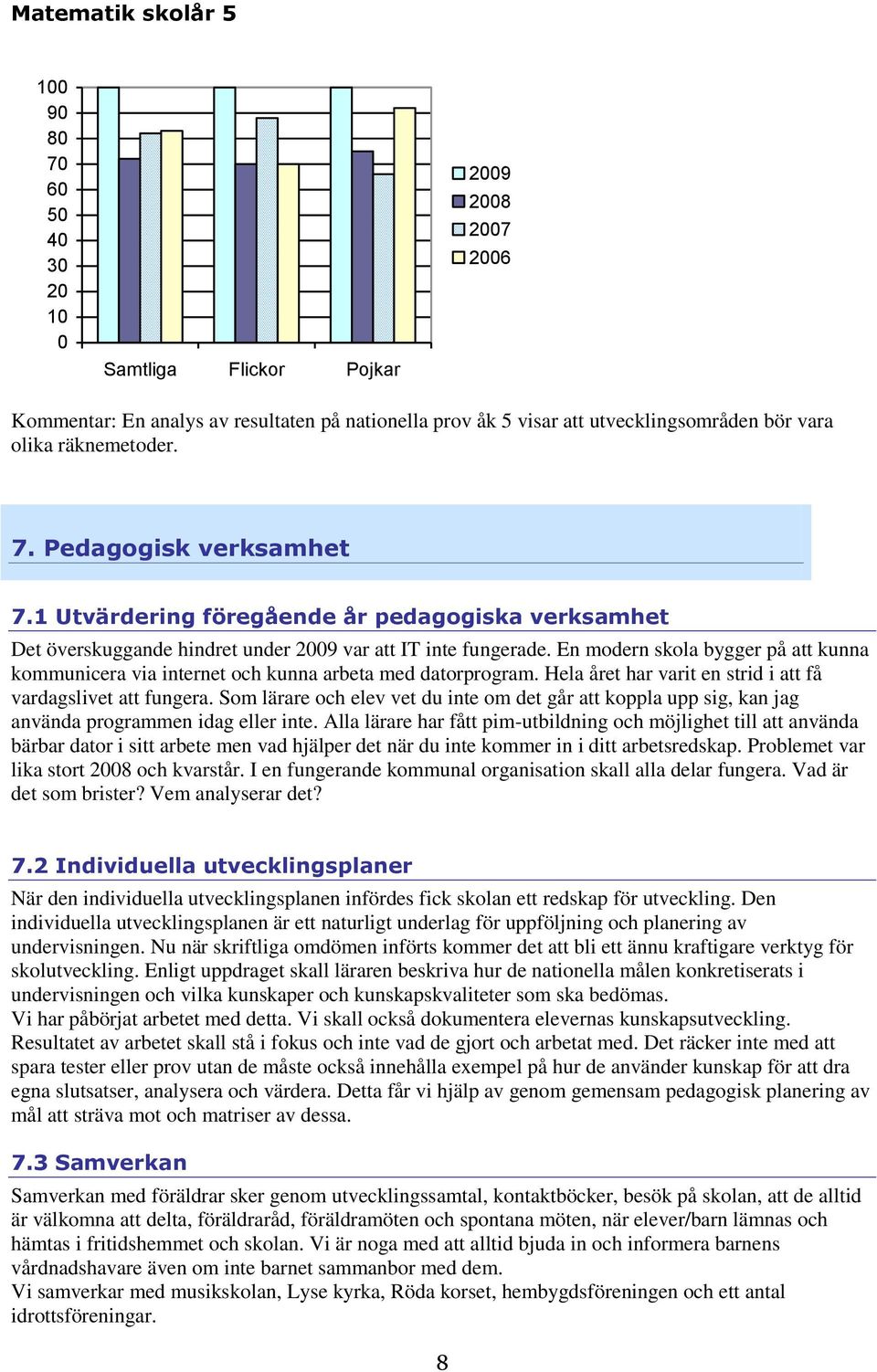 En modern skola bygger på att kunna kommunicera via internet och kunna arbeta med datorprogram. Hela året har varit en strid i att få vardagslivet att fungera.