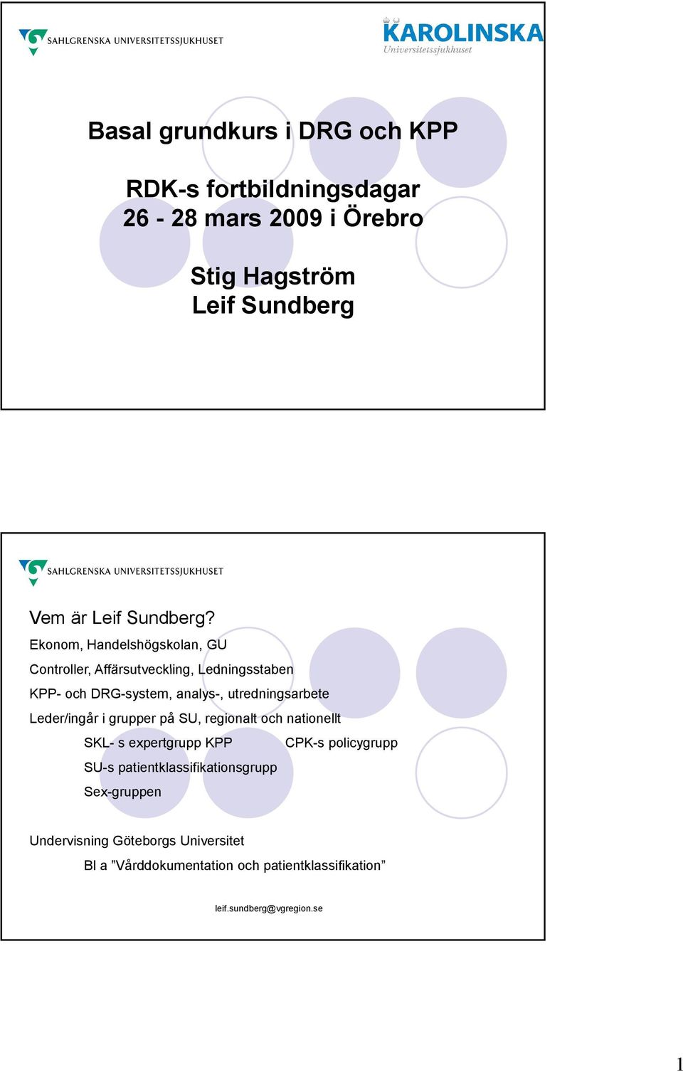 Ekonom, Handelshögskolan, GU Controller, Affärsutveckling, Ledningsstaben KPP- och DRG-system, analys-,