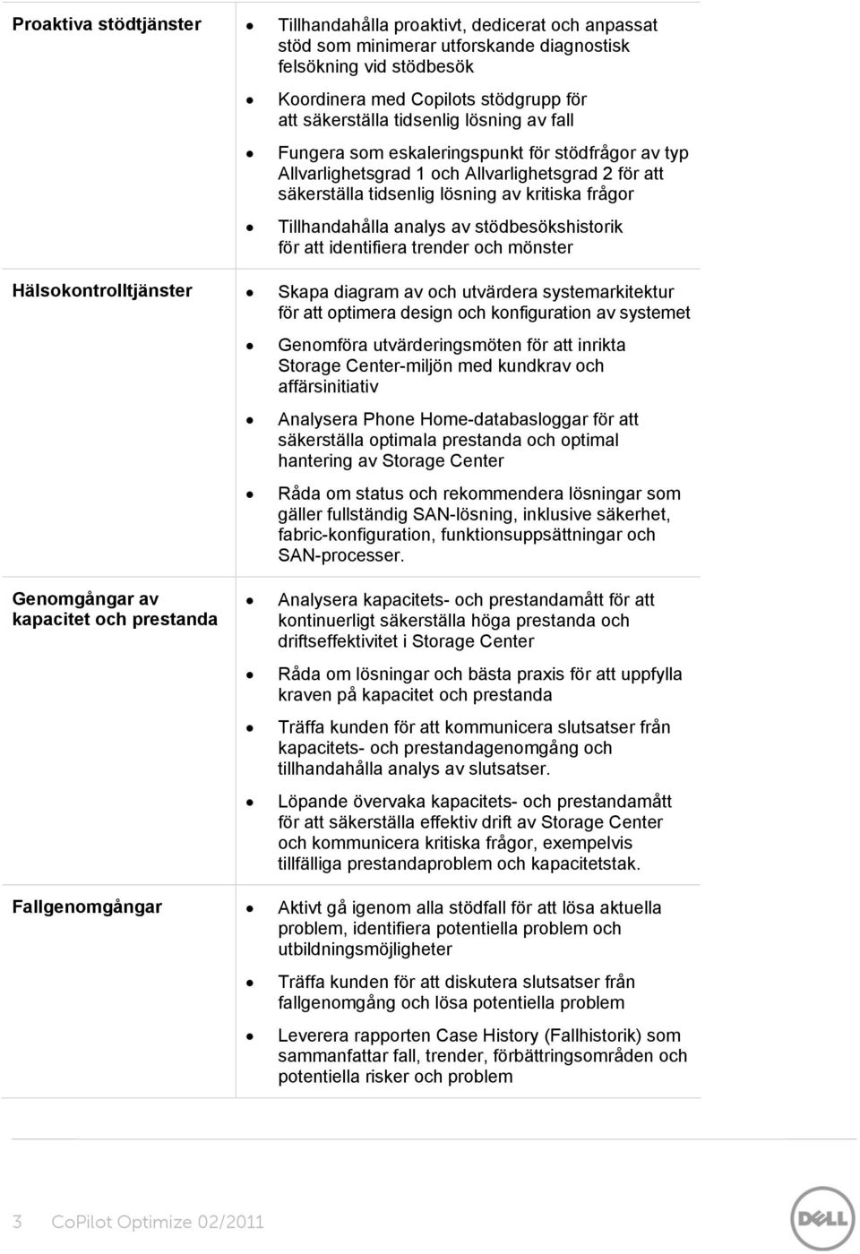 stödbesökshistrik för att identifiera trender ch mönster Hälskntrlltjänster Skapa diagram av ch utvärdera systemarkitektur för att ptimera design ch knfiguratin av systemet Genmföra utvärderingsmöten