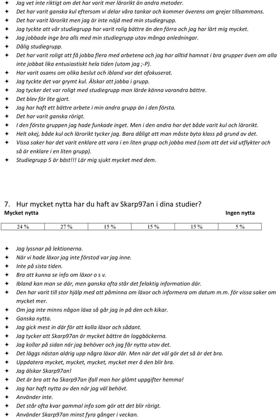 Jag jobbade inge bra alls med min studiegrupp utav många anledningar. Dålig studiegrupp.
