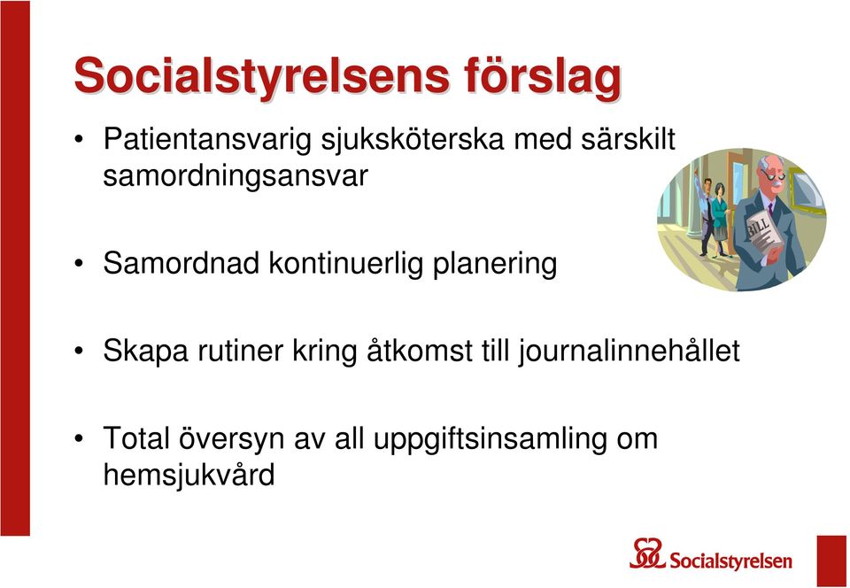 planering Skapa rutiner kring åtkomst till