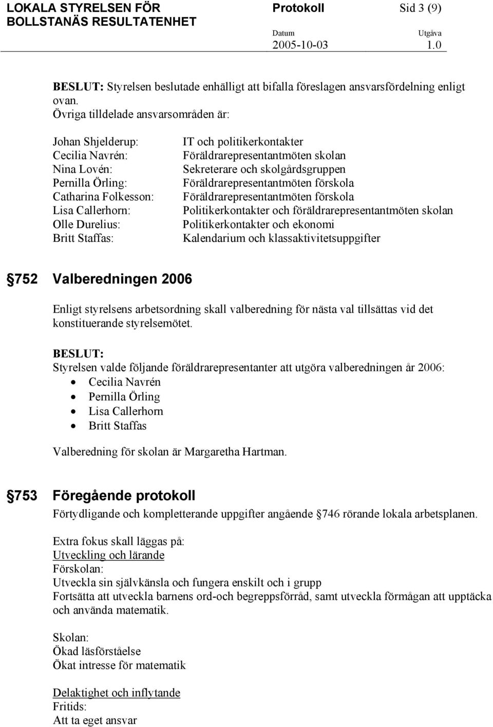 skolan Sekreterare och skolgårdsgruppen möten förskola möten förskola Politikerkontakter och föräldrarepresentantmöten skolan Politikerkontakter och ekonomi Kalendarium och klassaktivitetsuppgifter
