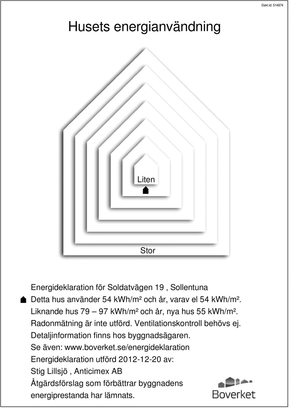 Ventilationskontroll behövs ej. Detaljinformation finns hos byggnadsägaren. Se även: www.boverket.