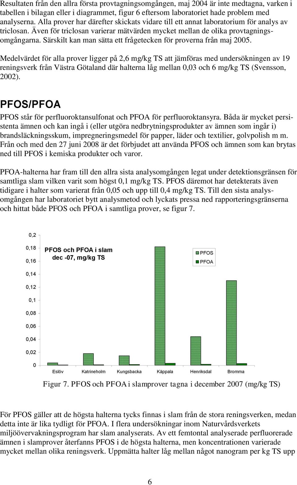 Särskilt kan man sätta ett frågetecken för proverna från maj 2005.