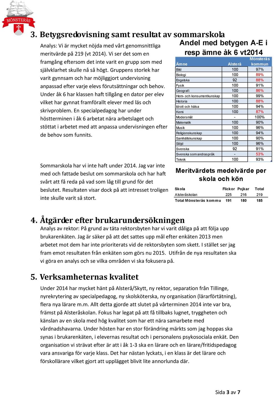 Gruppens storlek har varit gynnsam och har möjliggjort undervisning anpassad efter varje elevs förutsättningar och behov.