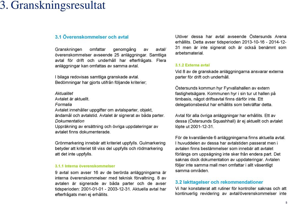 Formalia Avtalet innehåller uppgifter om avtalsparter, objekt, ändamål och avtalstid. Avtalet är signerat av båda parter.