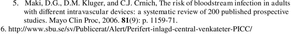 intravascular devices: a systematic review of 200 published prospective