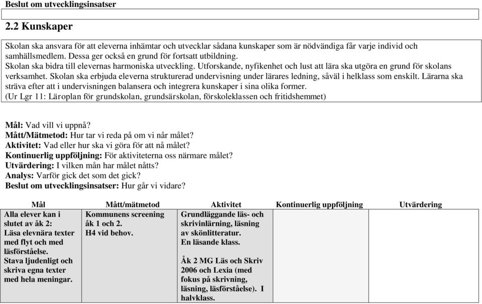 Skolan ska erbjuda eleverna strukturerad undervisning under lärares ledning, såväl i helklass som enskilt.