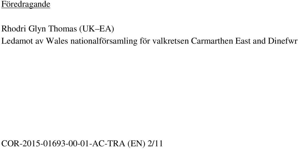 nationalförsamling för valkretsen