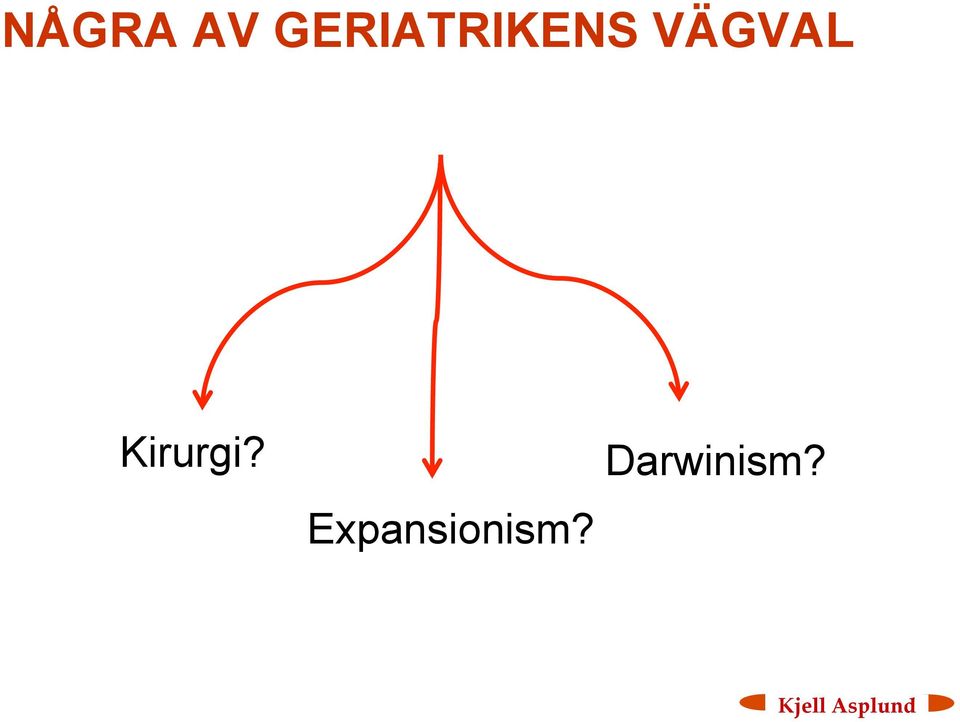 VÄGVAL Kirurgi?