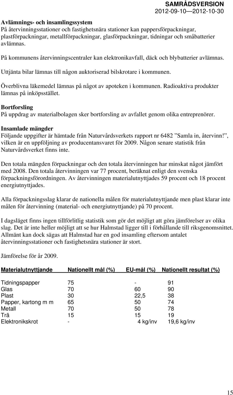 Överblivna läkemedel lämnas på något av apoteken i kommunen. Radioaktiva produkter lämnas på inköpsstället.