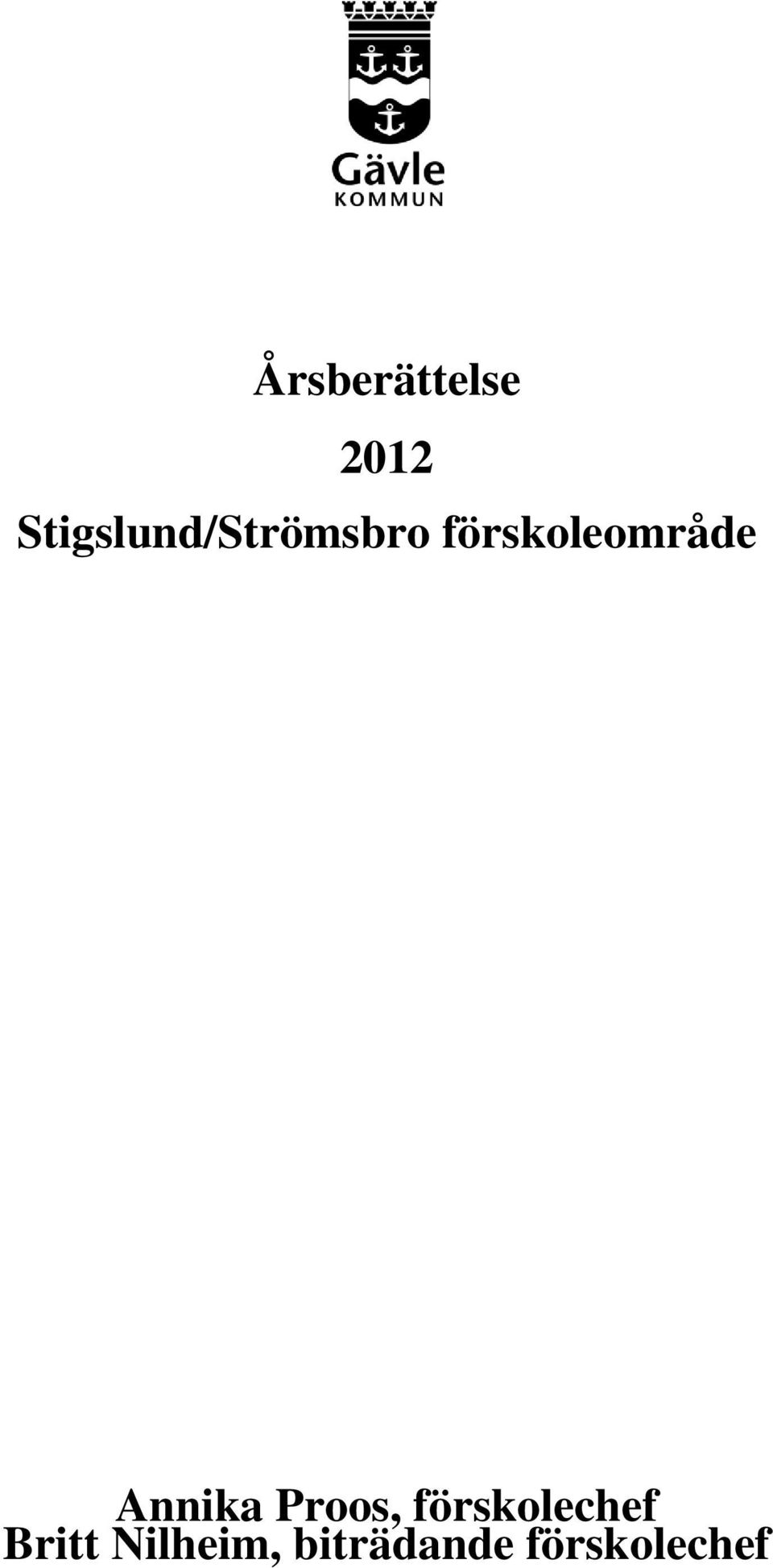 förskoleområde Annika Proos,