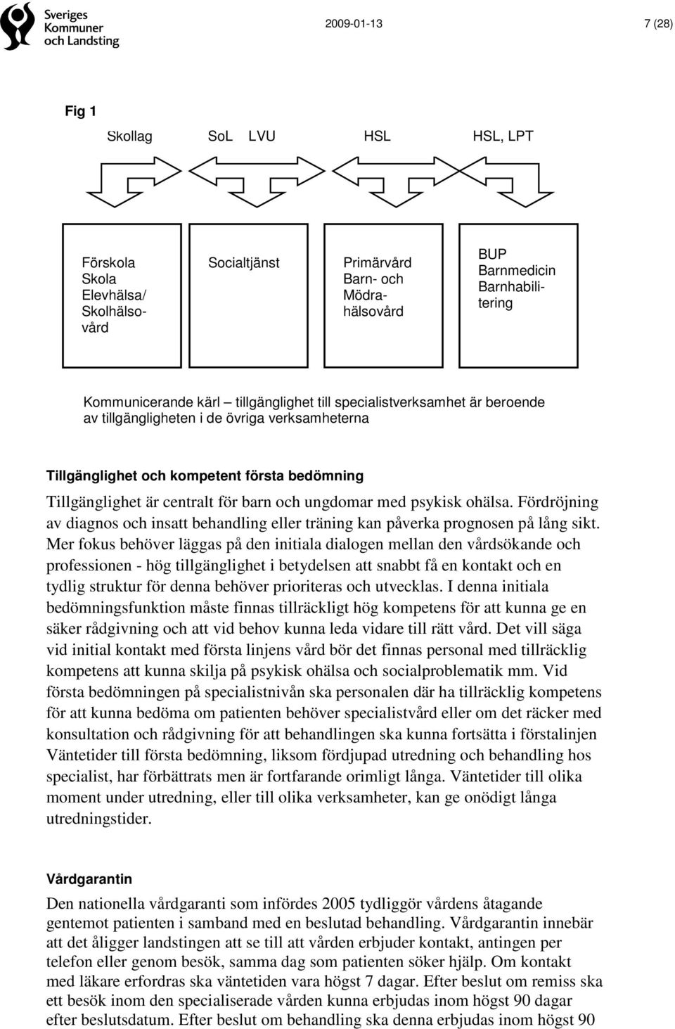 psykisk ohälsa. Fördröjning av diagnos och insatt behandling eller träning kan påverka prognosen på lång sikt.