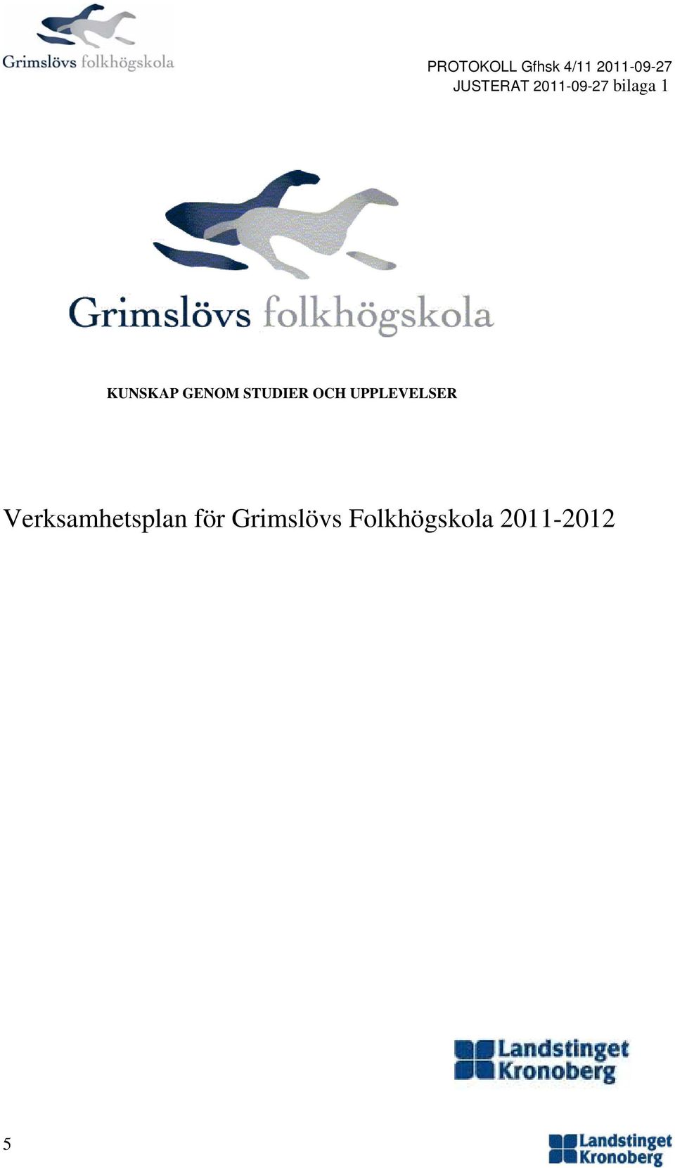 Verksamhetsplan för
