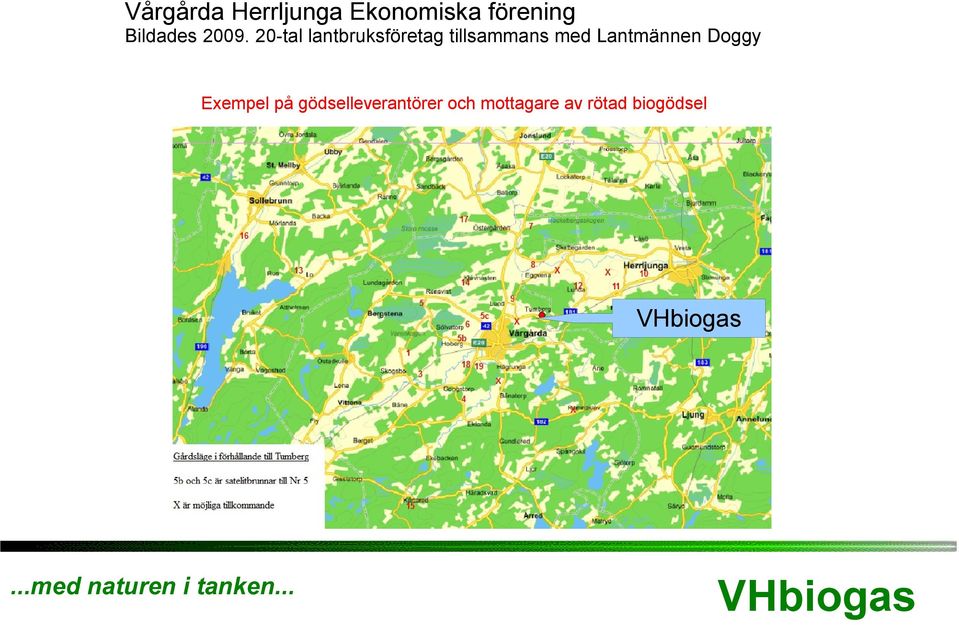 20-tal lantbruksföretag tillsammans med