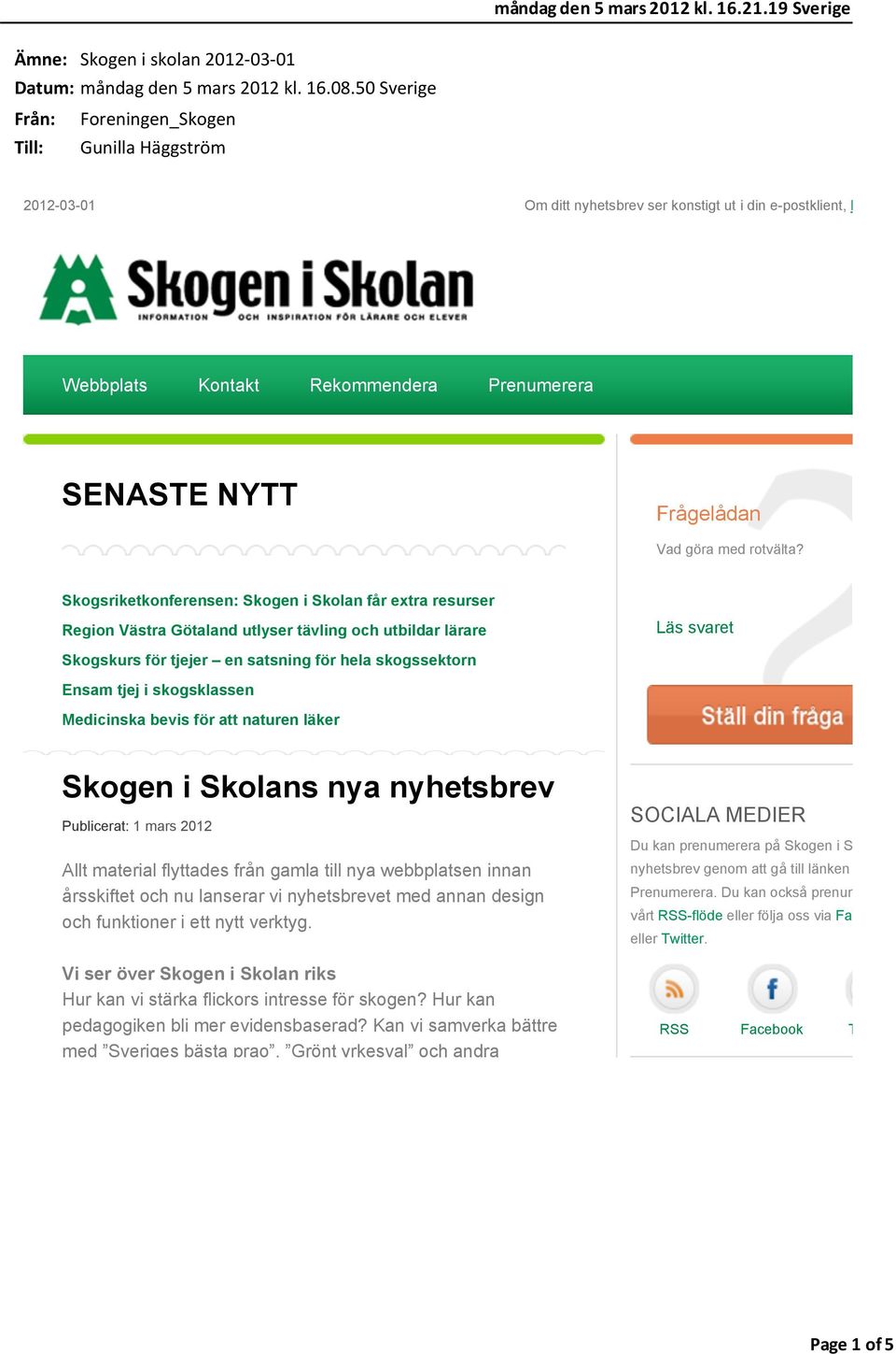 Frågelådan Vad göra med rotvälta?