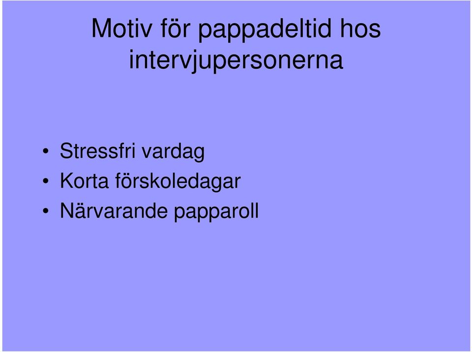 Stressfri vardag Korta