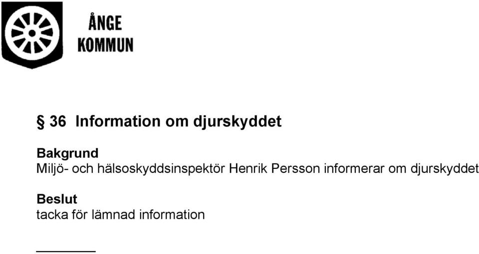 hälsoskyddsinspektör Henrik Persson