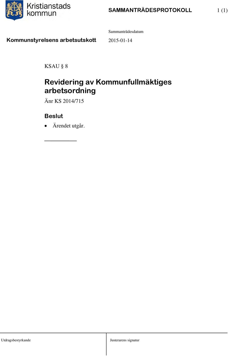 Kommunfullmäktiges