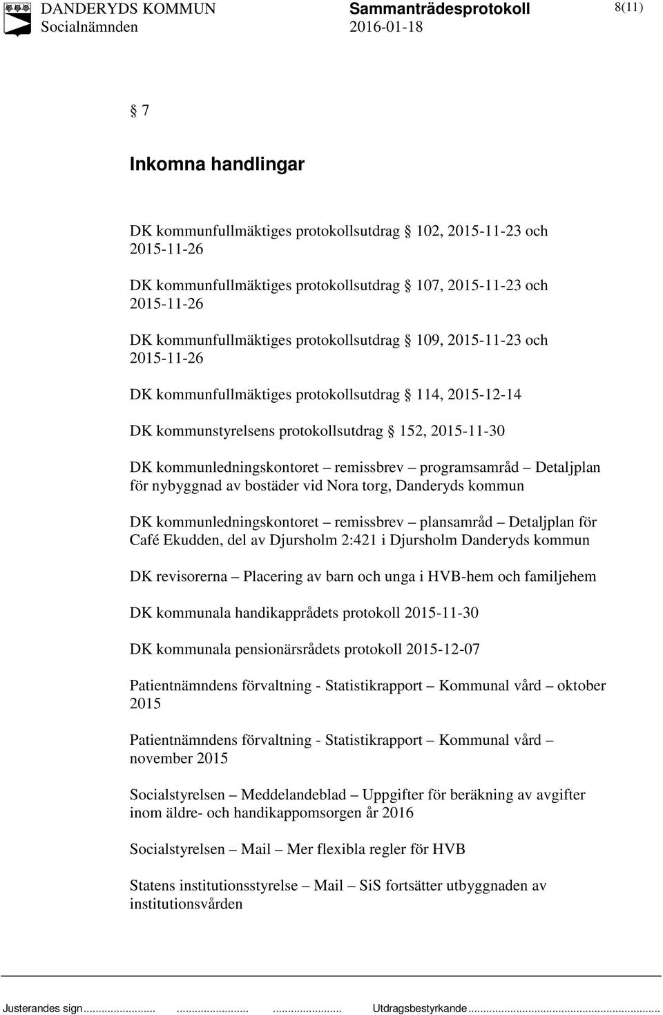 programsamråd Detaljplan för nybyggnad av bostäder vid Nora torg, Danderyds kommun DK kommunledningskontoret remissbrev plansamråd Detaljplan för Café Ekudden, del av Djursholm 2:421 i Djursholm