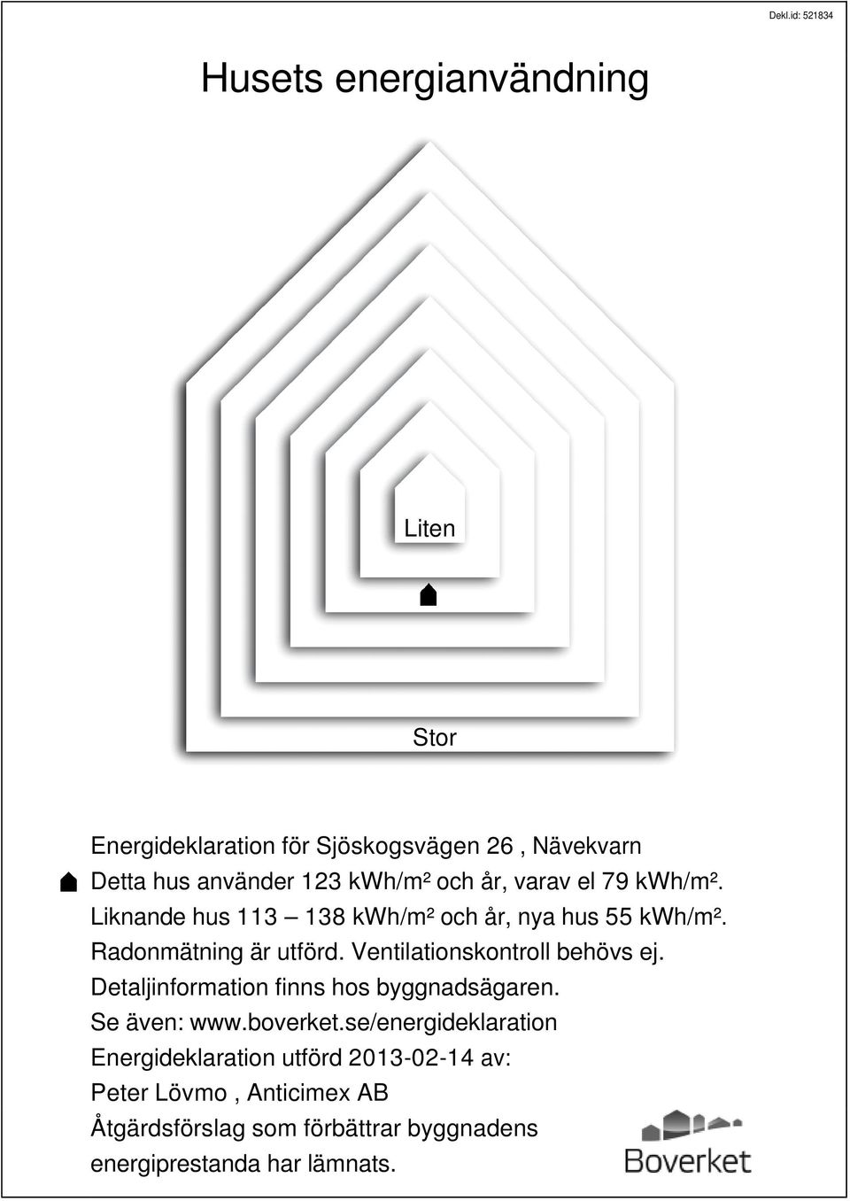 Ventilationskontroll behövs ej. Detaljinformation finns hos byggnadsägaren. Se även: www.boverket.