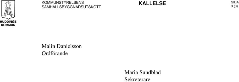 KALLELSE SIDA 3 (3) Malin