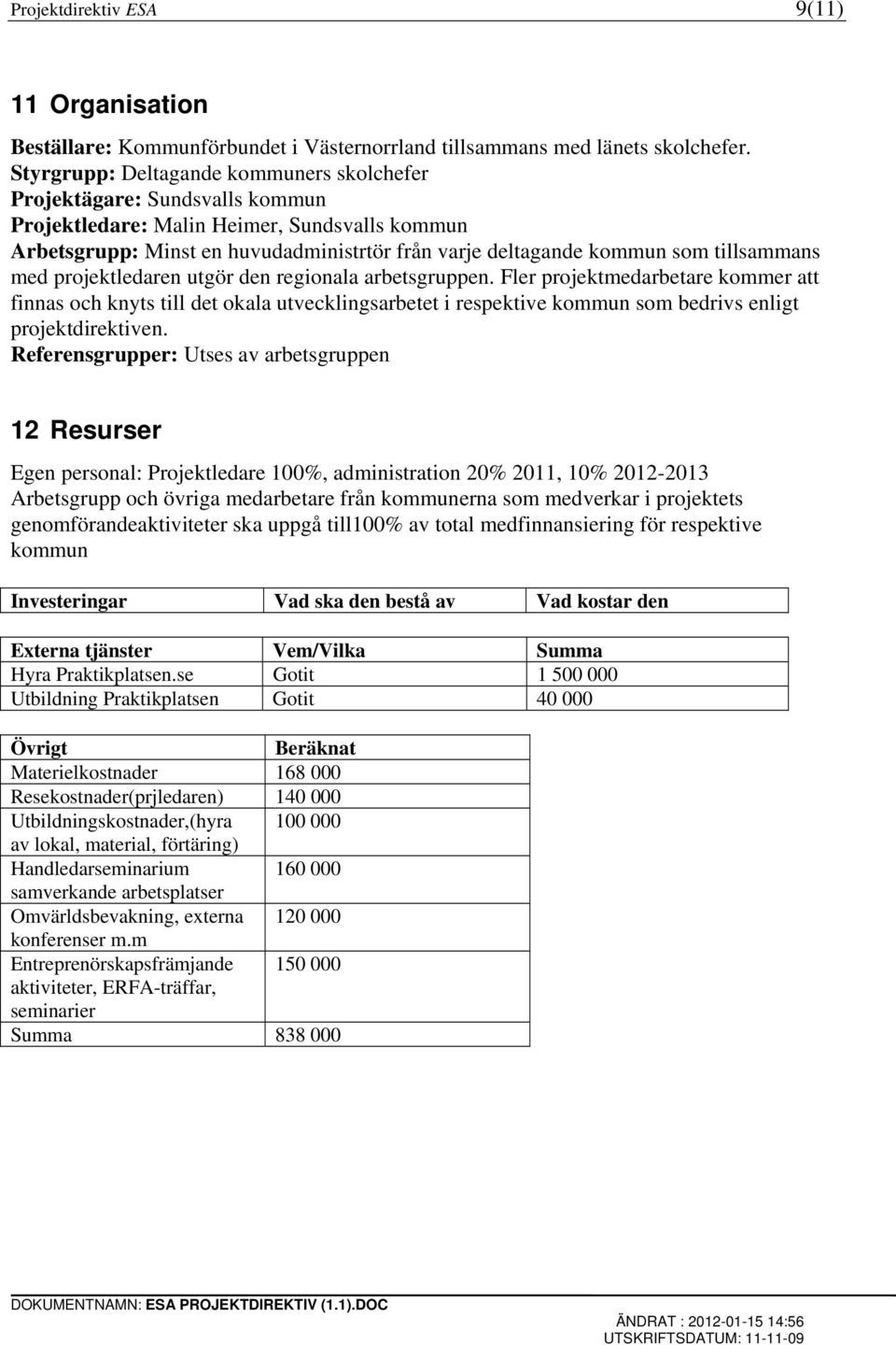 tillsammans med projektledaren utgör den regionala arbetsgruppen.