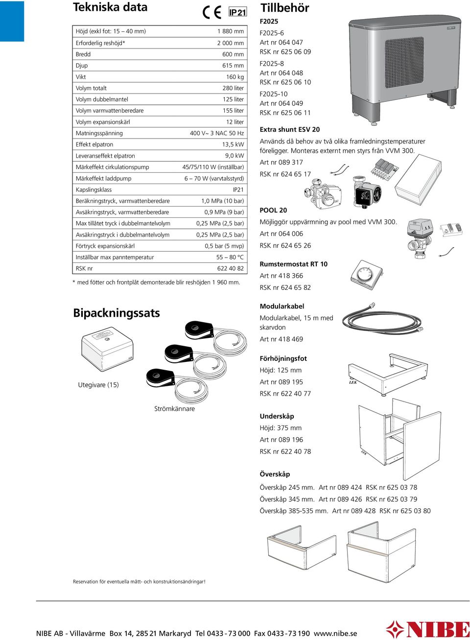 varmvattenberedare 5 liter Volym expansionskärl 1 liter Matningsspänning 4 V~ NAC 5 Hz Effekt elpatron 1,5 kw Leveranseffekt elpatron 9, kw Märkeffekt cirkulationspump 45/75/11 W (inställbar)