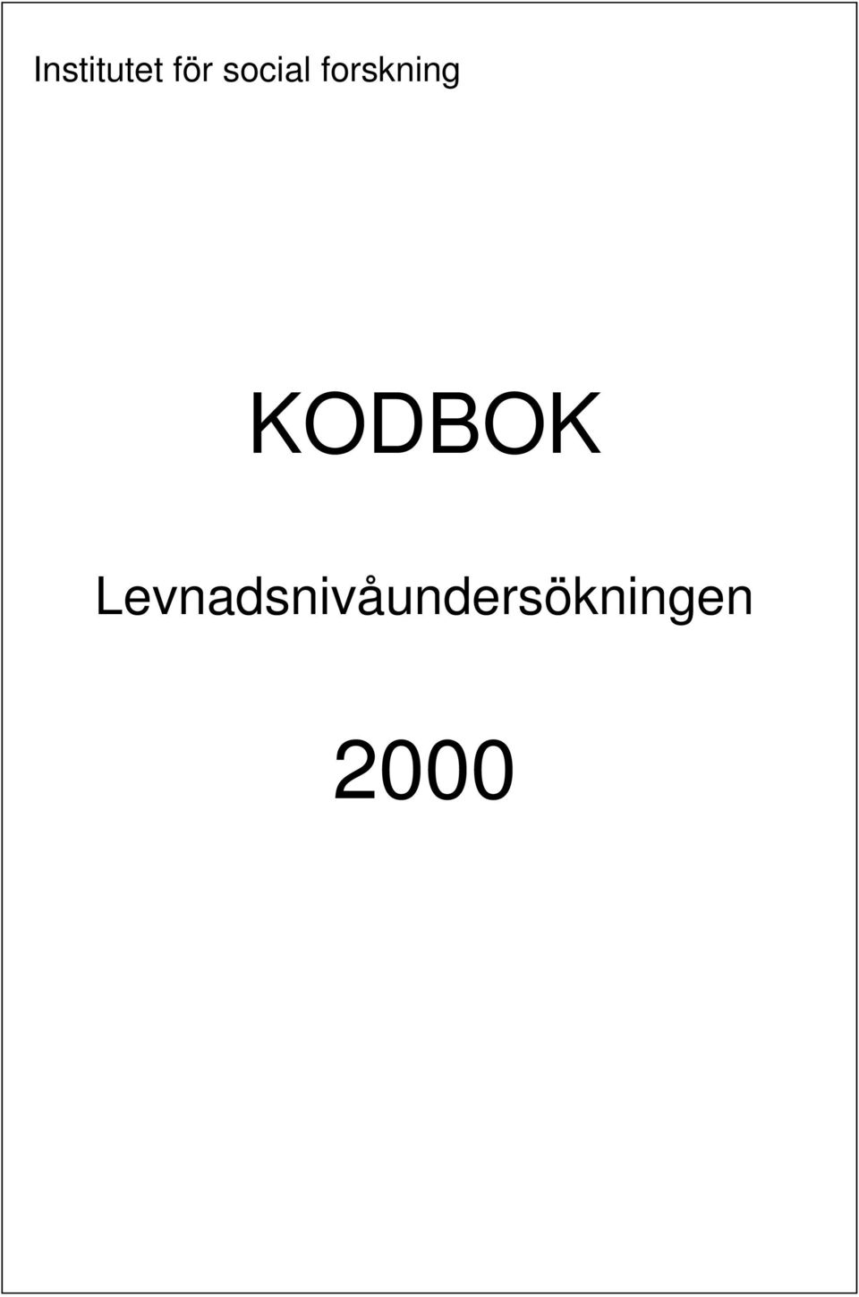 KODBOK