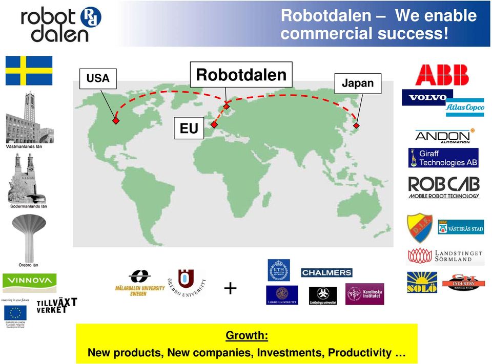 USA Robotdalen Japan EU Robotdalen s