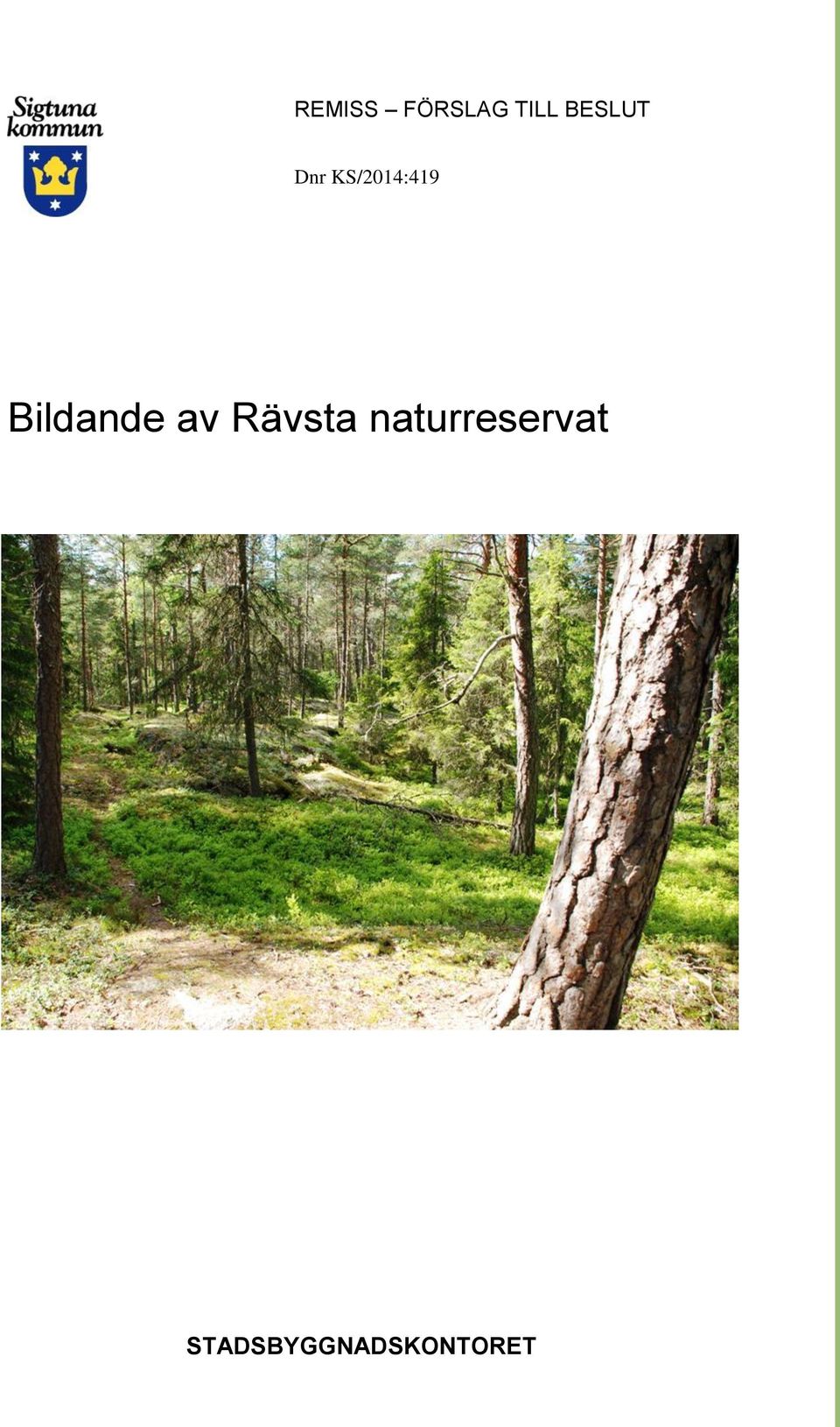 Bildande av Rävsta