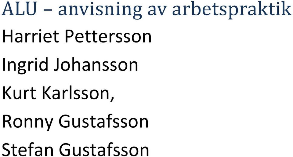 Pettersson Ingrid Johansson