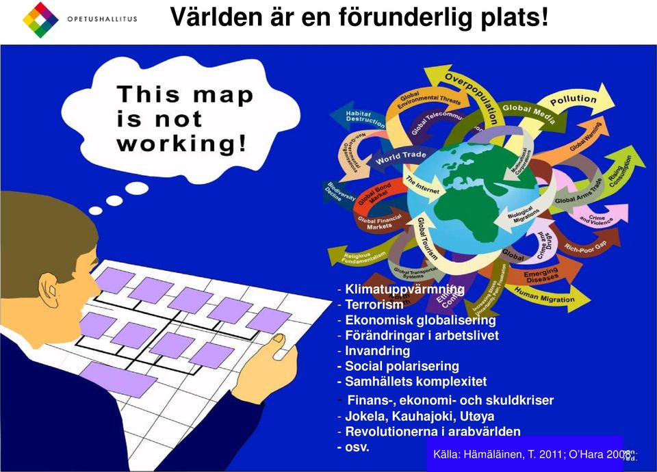 arbetslivet - Invandring - Social polarisering - Samhällets komplexitet -